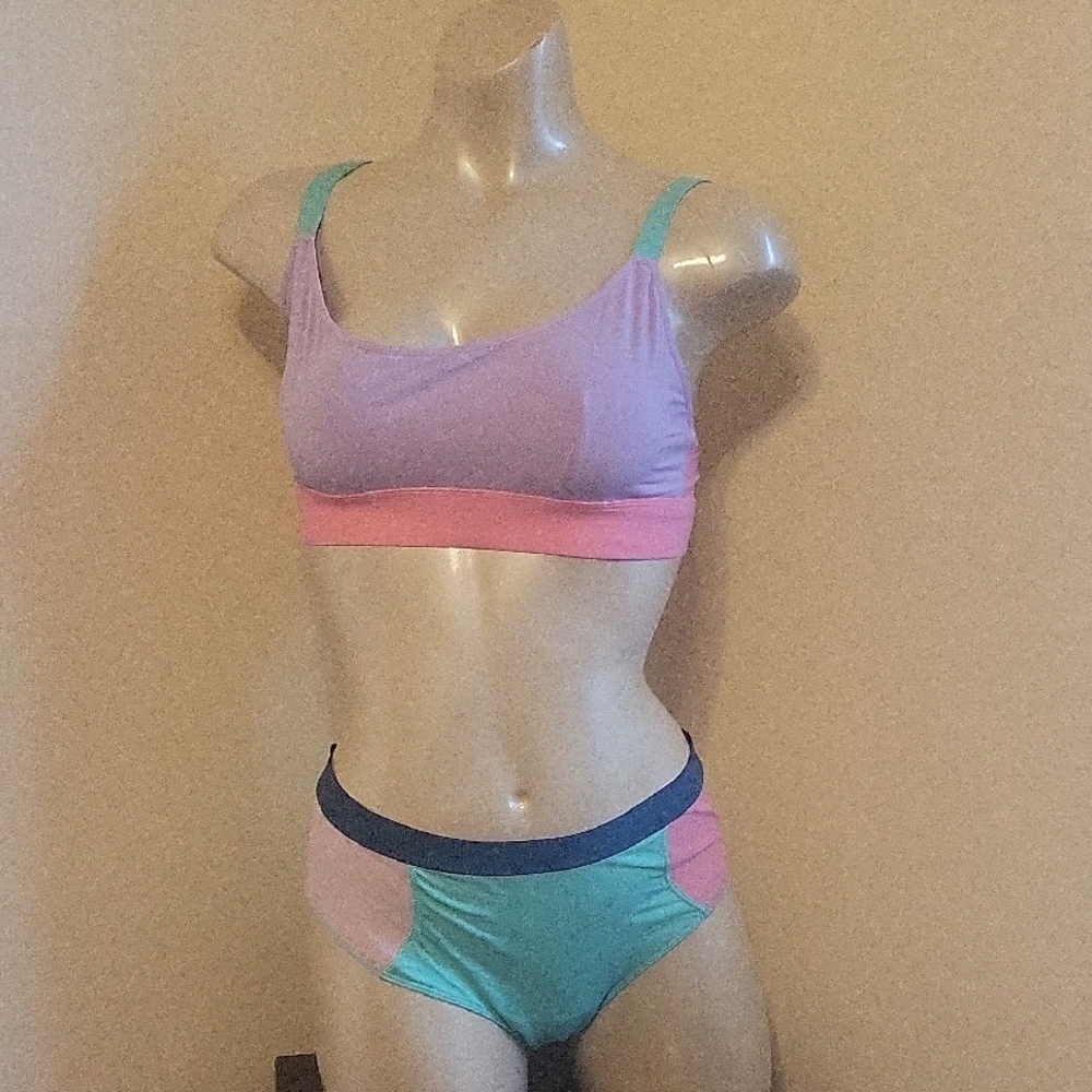 Parade Colorful Lingerie Sports Set Nwot